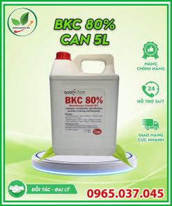 BkC 80% diệt khuẩn ao nuôi