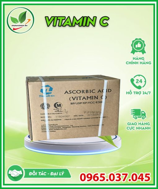 Nguyên liệu Vitamin C cho chăn nuôi