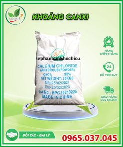 Khoáng canxi Calcium Chloride cho thủy sản