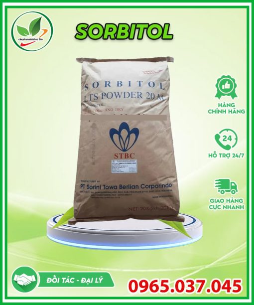 Sorbitol dạng bột 99% dùng trong thủy sản bao 25kg