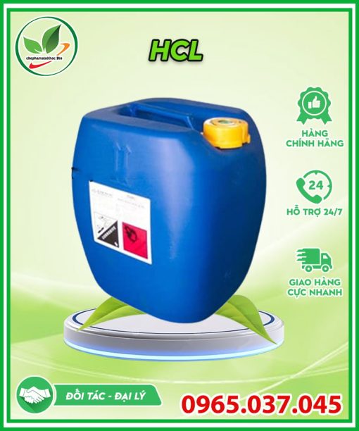 Hóa chất HCl 32% xử lý nước hiệu quả