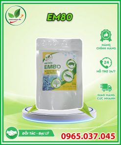 EM80 dạng bột dùng trong nuôi trồng thủy sản