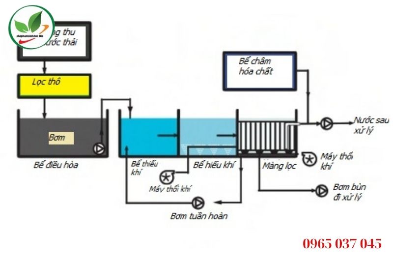 Nguyên lý hoạt động của công nghệ xử lý nước thải MBBR