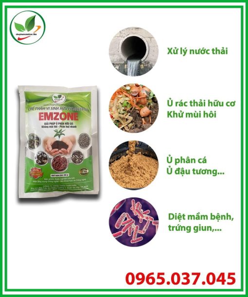 Chế Phẩm Vi Sinh Emzone 200gr