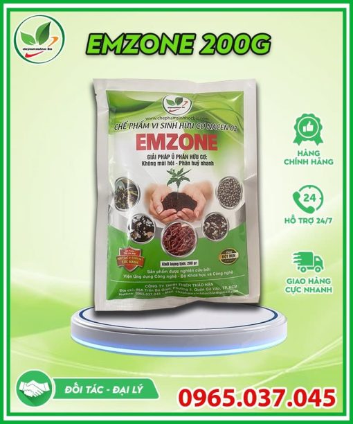 Chế Phẩm Vi Sinh Emzone 200gr thien thao han