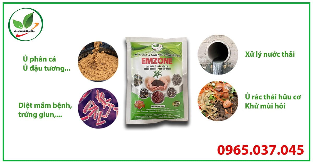 Tác Dụng Của Chế Phẩm Vi Sinh Emzone 200gr