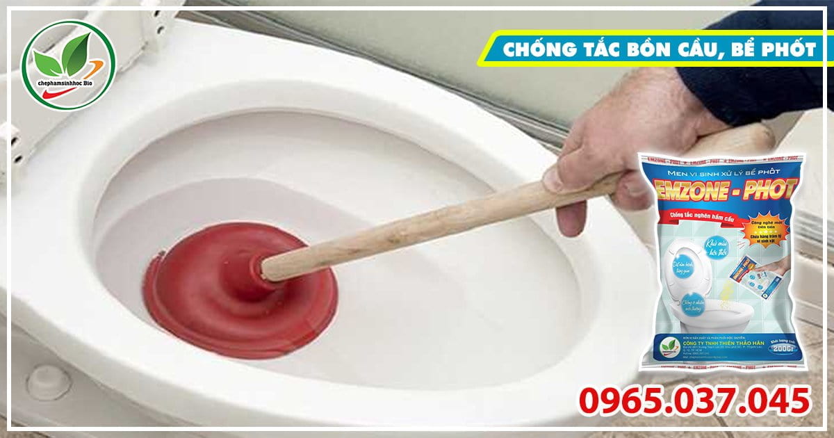 Tác dụng của bột thông bồn cầu